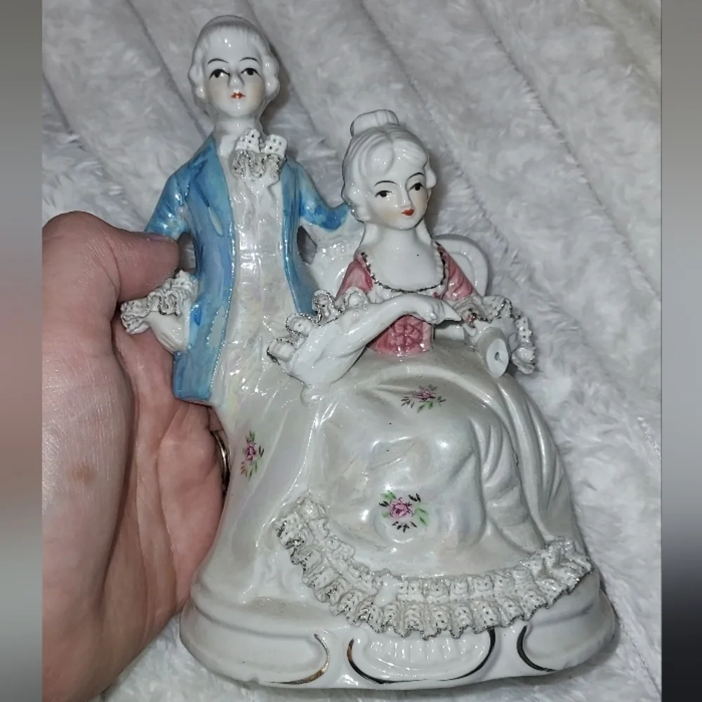 Vintage Victorian Porcelain Dolls Set Of 3